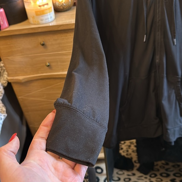 Maurices plus size Black Hoodie with Zipper - Picture 2 of 7